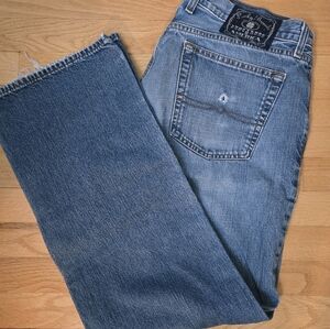 Mens Classic Fit Lucky Dungarees Jeans